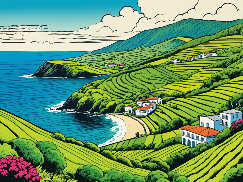 Picturesque view of Sao Miguel