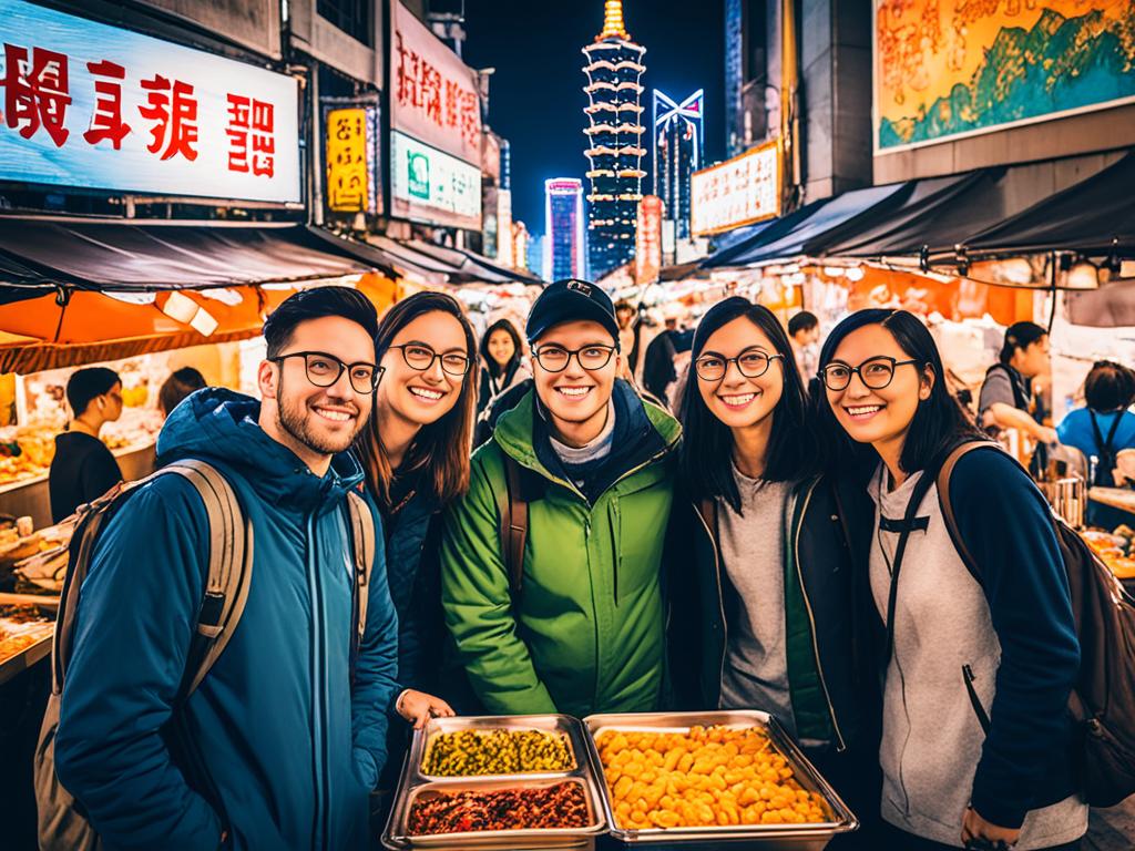 Students engaging in Taipei study abroad programs