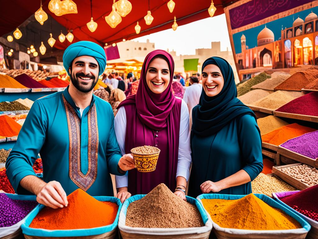 Expatriates experiencing the culture of Qatar