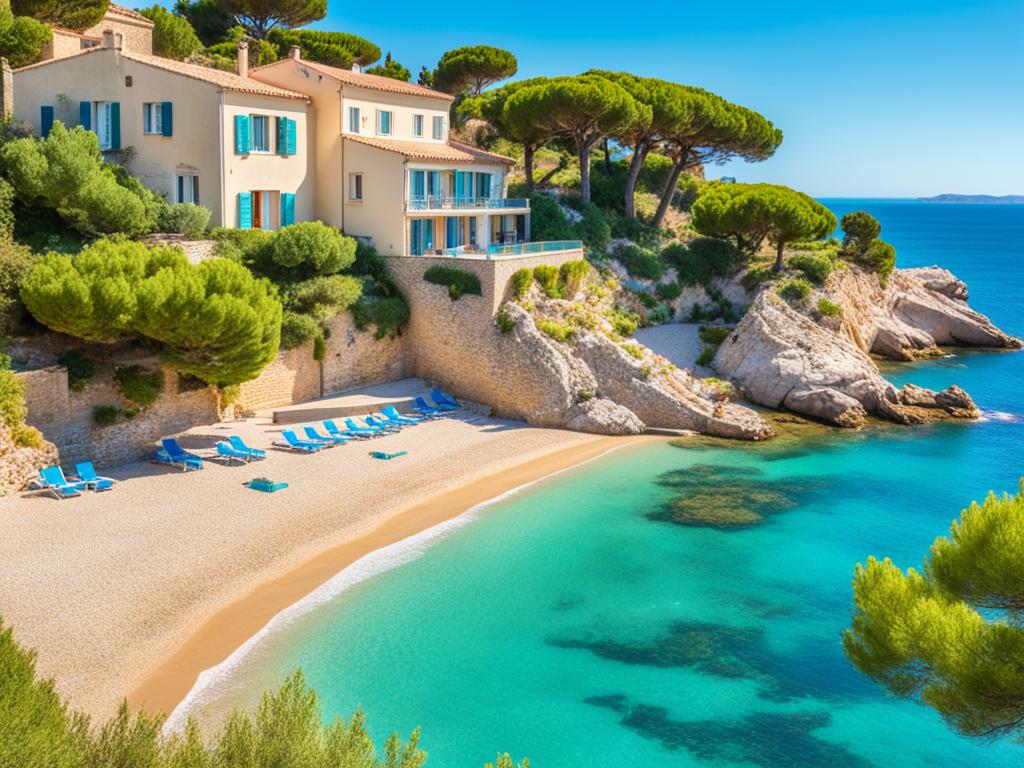 Mediterranean beaches in Languedoc-Roussillon