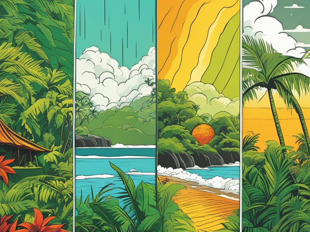 Bali's weather overview during the rainy and dry seasons