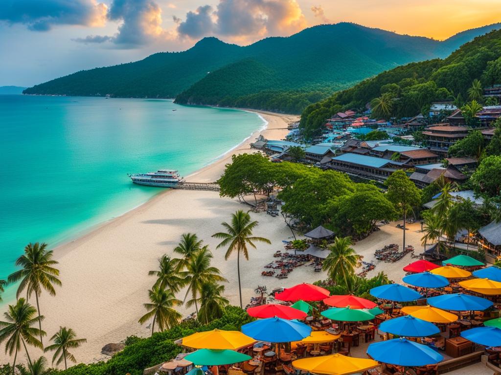 Lamai Beach scenic view, a top neighborhood for expats in Ko Samui