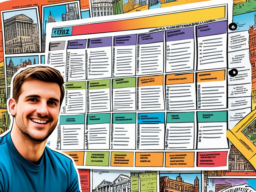 Schedule for Study Abroad Success