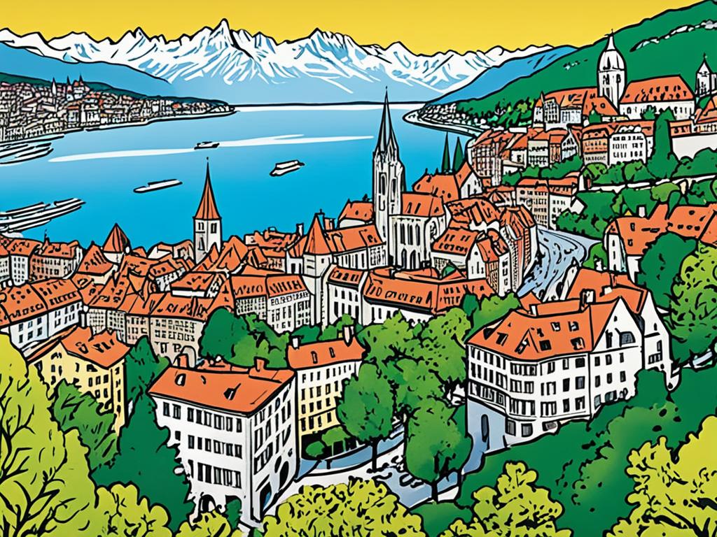 Overseas education Lausanne landscape