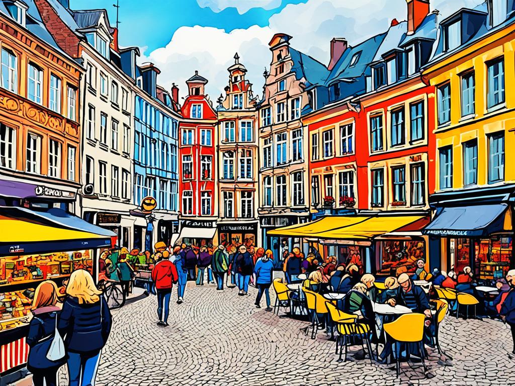Culture-rich streets of Lille, a prime location for buying a house as a foreigner