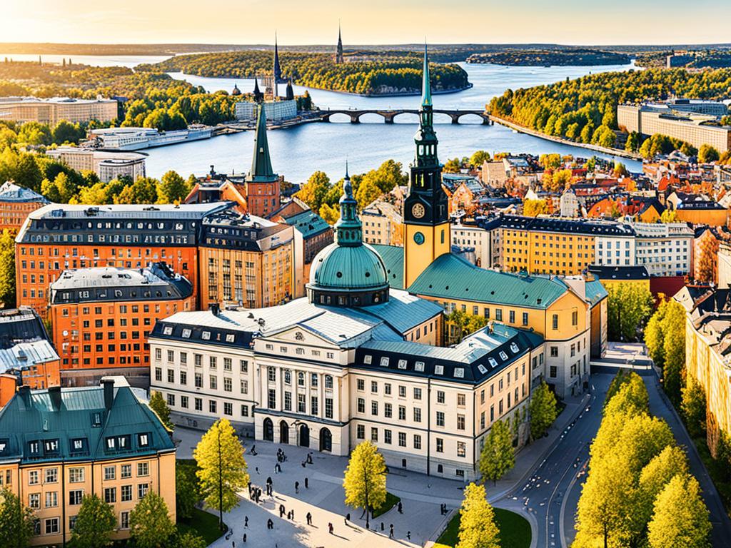 Stockholm University campus view
