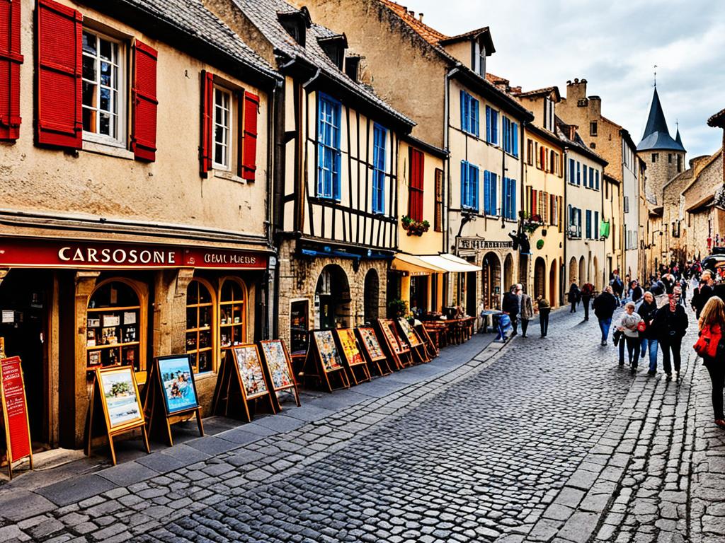 Charming Streets of Carcassonne