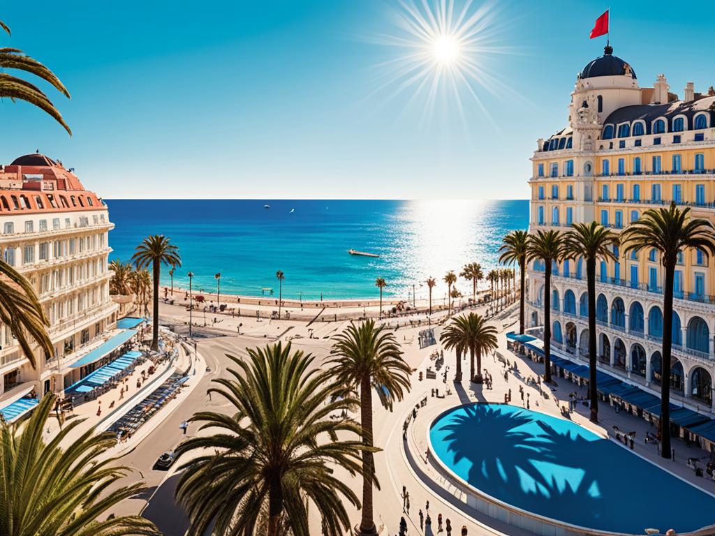 Promenade des Anglais, a best part of Nice for holiday homes