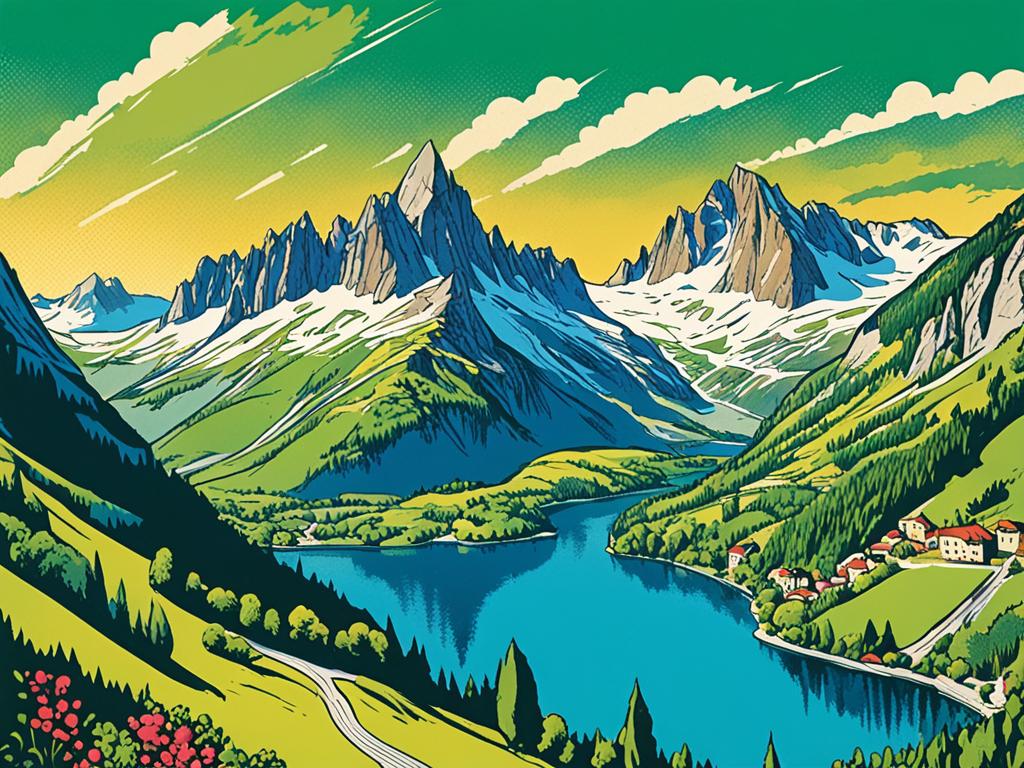 Breath-taking views of Rhone Alps