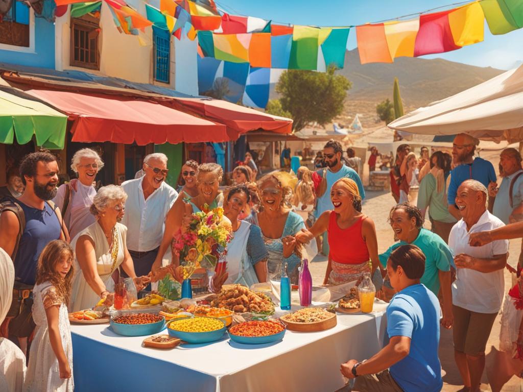 Expats enjoying community event in Crete