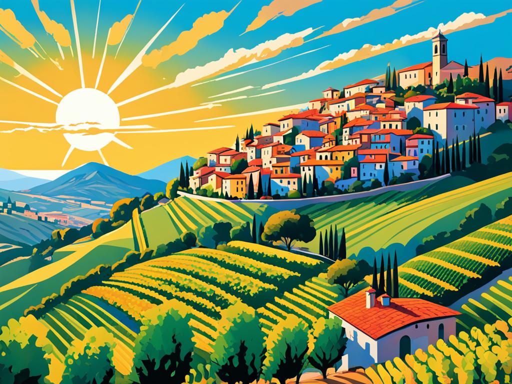 Idyllic Campania Landscape for Holiday Homes