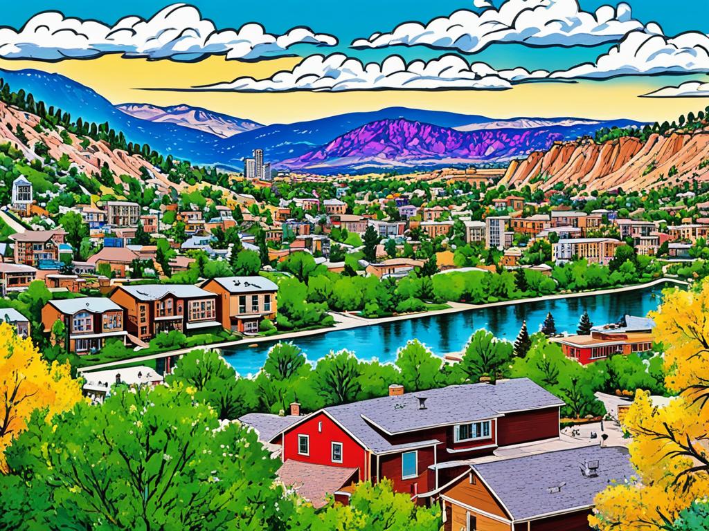 Beautiful Colorado Springs neighborhood for vacation homes