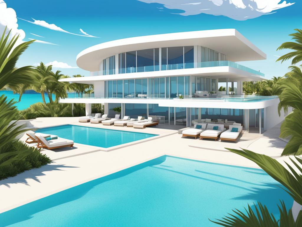 Luxurious beachfront property in Anguilla