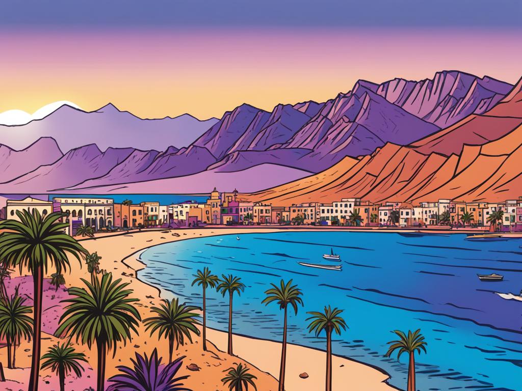 Scenic view of Dahab