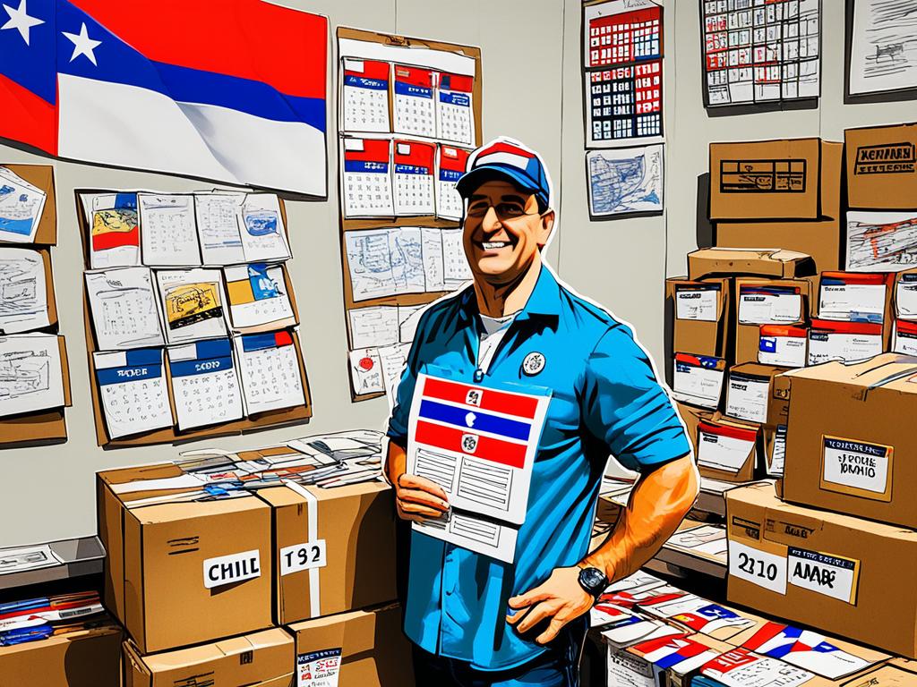 international removals to Chile, customs regulations, bureaucracy, shipping