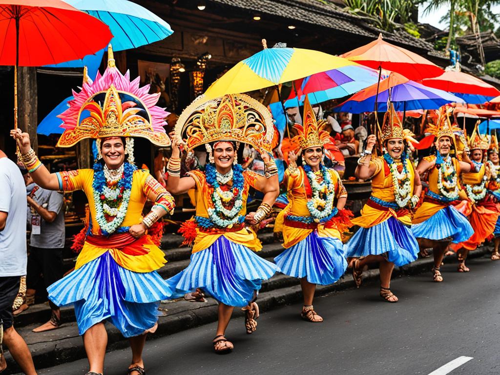 Cultural festivities in Ubud, the cultural heart of Bali
