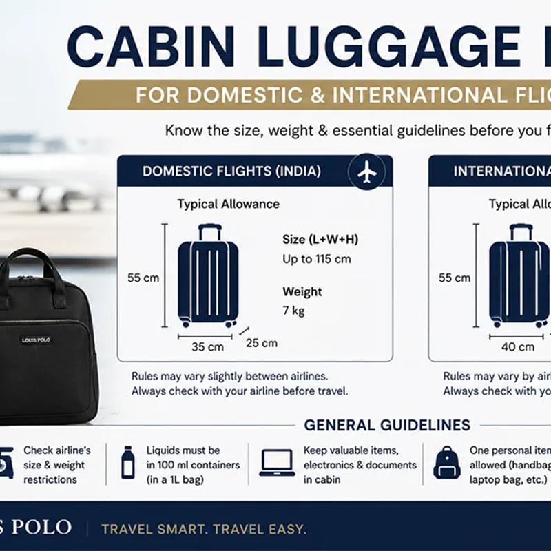 Cabin Luggage Rules for Domestic and International Flights