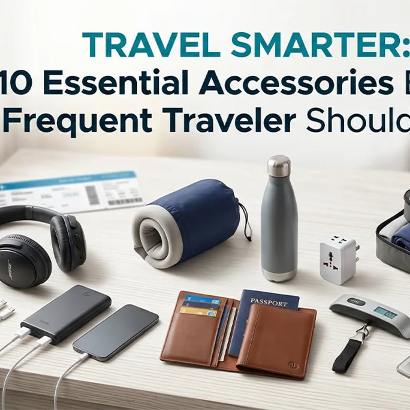Travel Smarter: 10 Essential Accessories Every Frequent Traveler Should Own