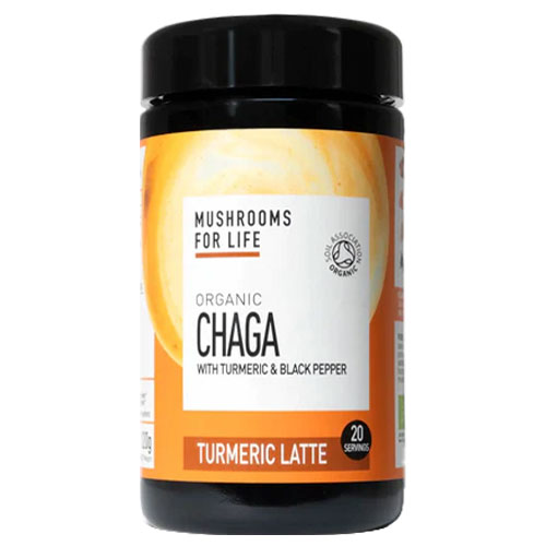 Био лате на прах с куркума и витална гъба чага 120г