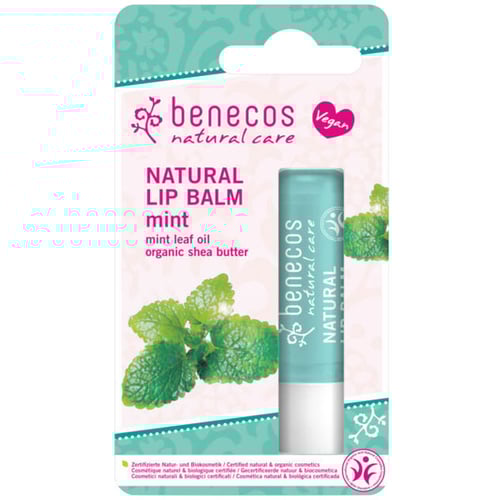 Натурален балсам за устни Мента