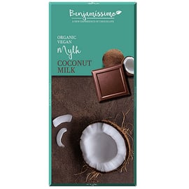 Био веган шоколад с кокосово мляко 70г