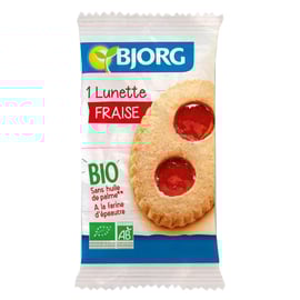 Био бисквити със спелта и пълнеж ягода 50г