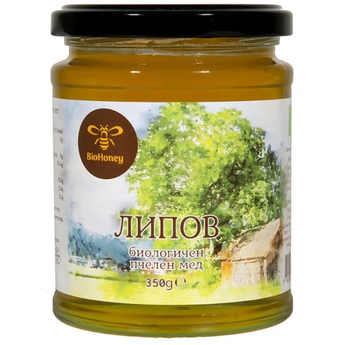 Био липов мед 350г