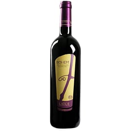 Био вино червено Каберне совиньон и Сира - Bohem 750мл