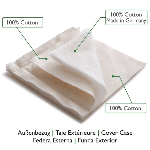 Възглавница с пълнеж от просо 40x60см