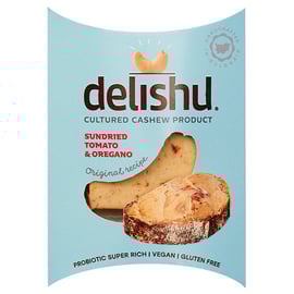 Био деликатес от заквасено кашу "Сушени домати и Риган" 100г