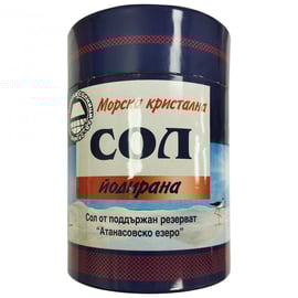 Морска кристална йодирана сол 500г