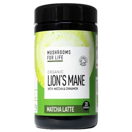 Био матча лате на прах с витална гъба лъвска грива 110г