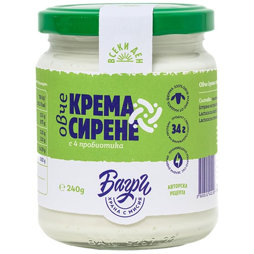 Крема сирене от овче мляко 240г
