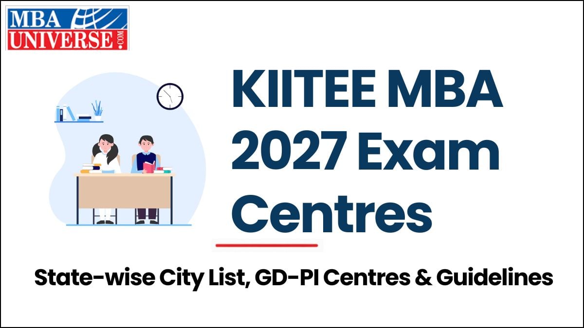 KIITEE MBA 2027 Exam Centres 