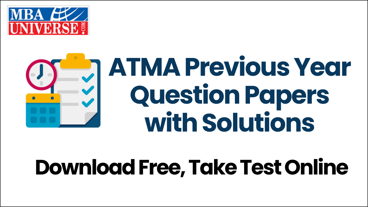 ATMA Previous Year Question Papers