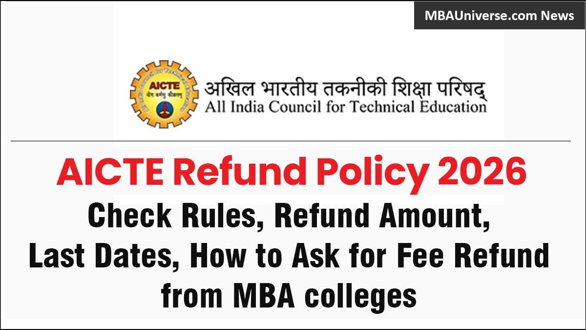 AICTE Fee Refund Policy