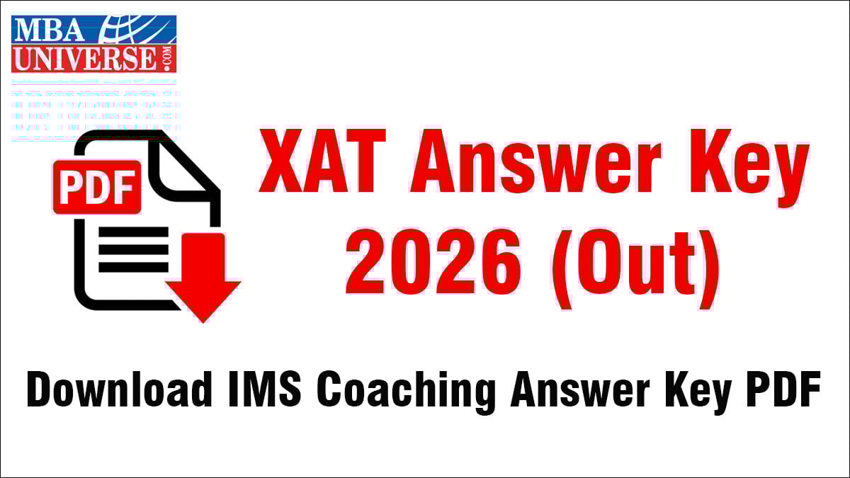 XAT Answer Key 2026 