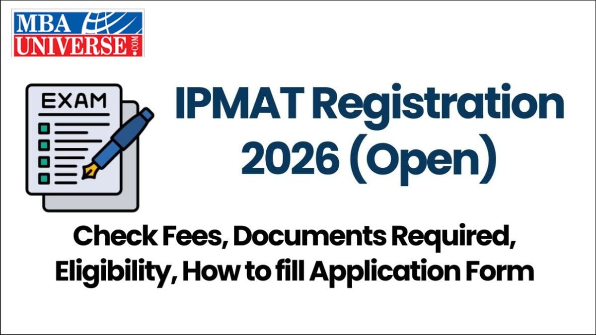 IPMAT Registration 2026 (Open): Check Fees, Documents Required, Eligibility, How to fill Application Form