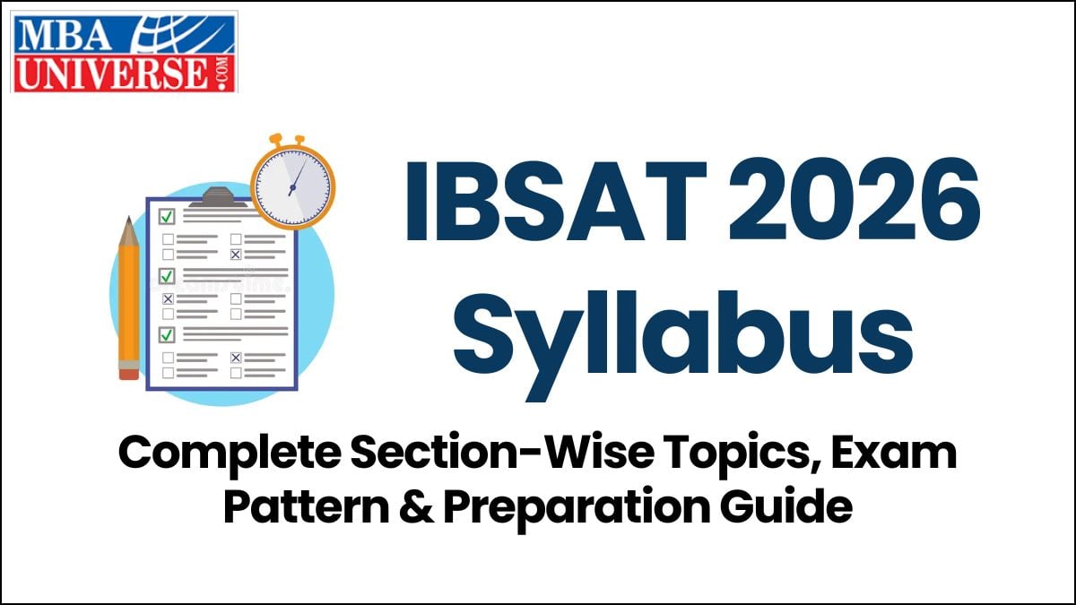 The ICFAI Business School Aptitude Test (IBSAT)