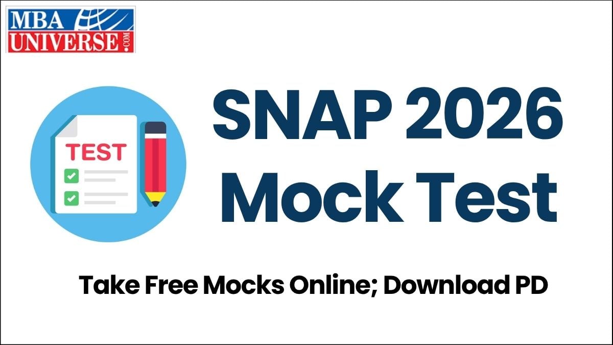 SNAP 2026 Mock Test