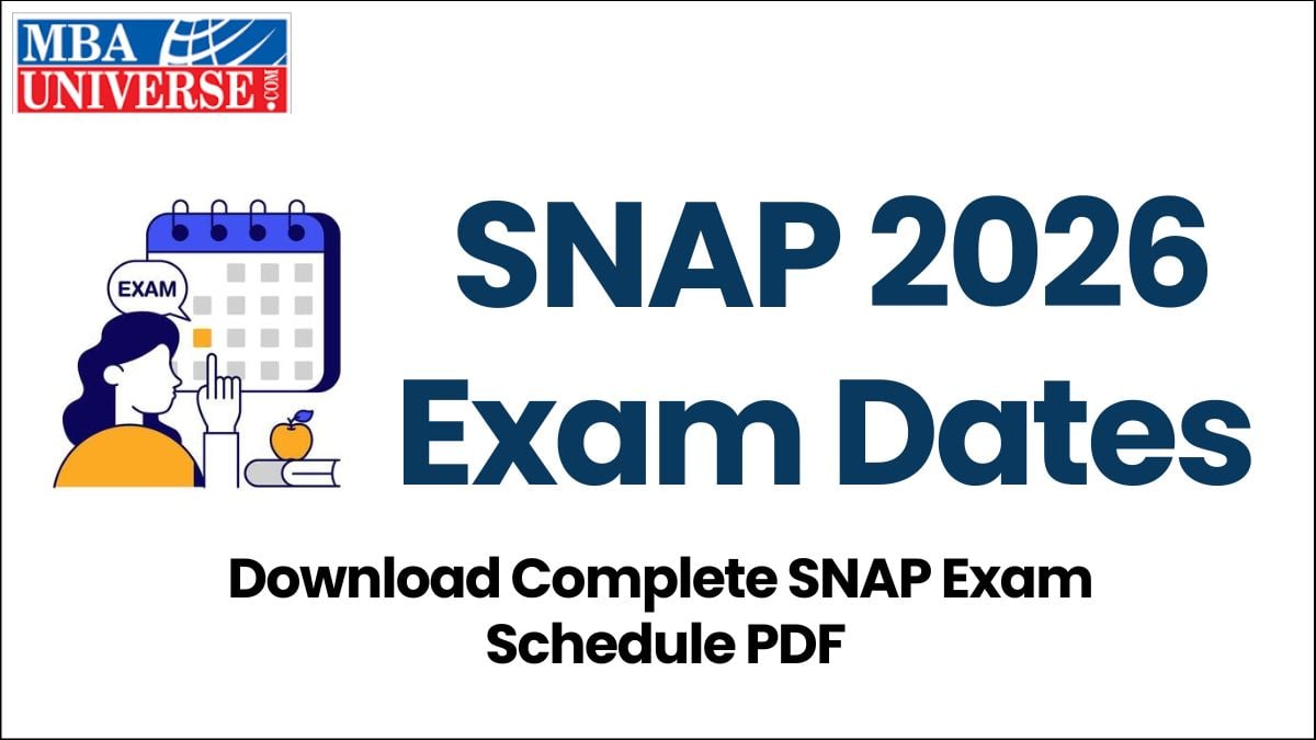SNAP 2026 Exam Dates