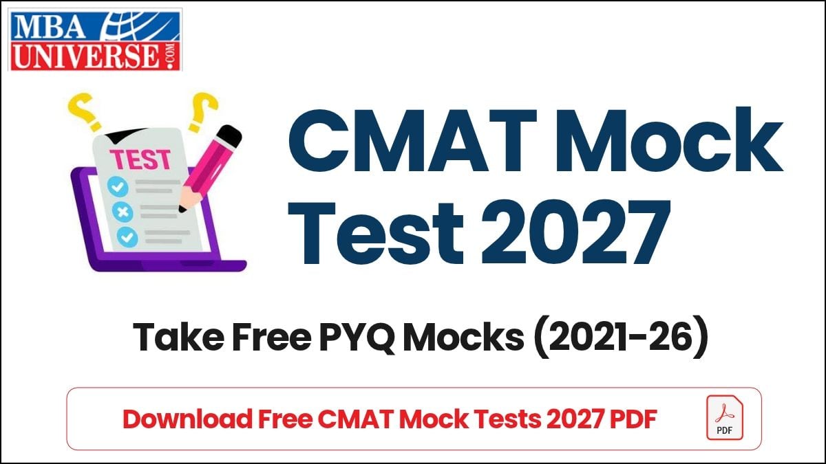 CMAT Mock Test 2027