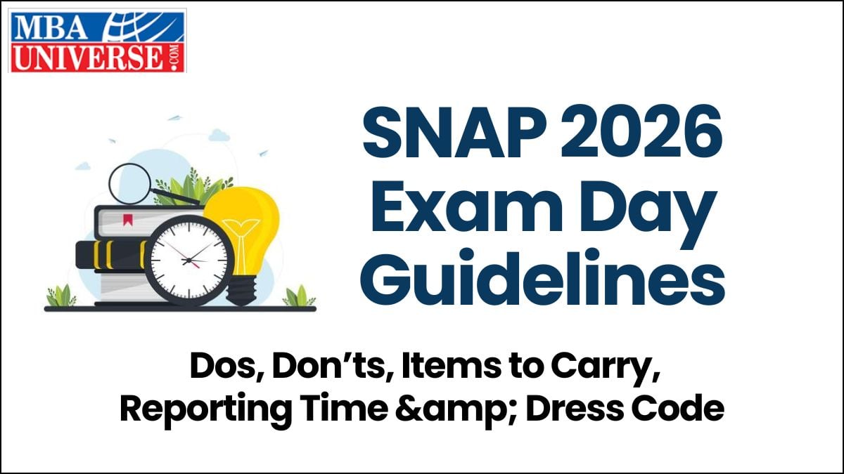 SNAP 2026 Exam Day Guidelines