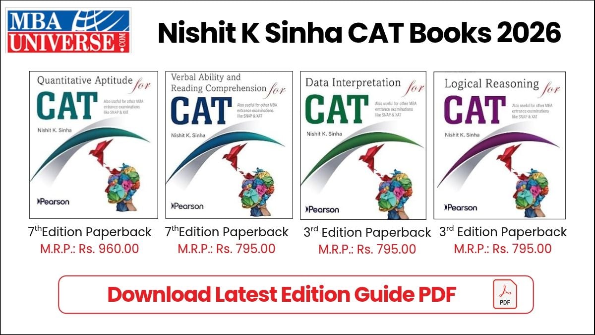 Nishit K Sinha CAT Books 2026