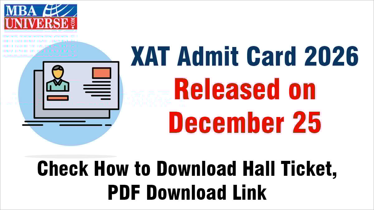 XAT Admit Card 2026