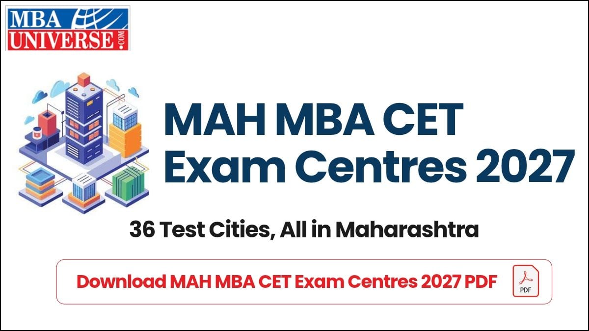 MAH MBA CET Exam Centres 2027