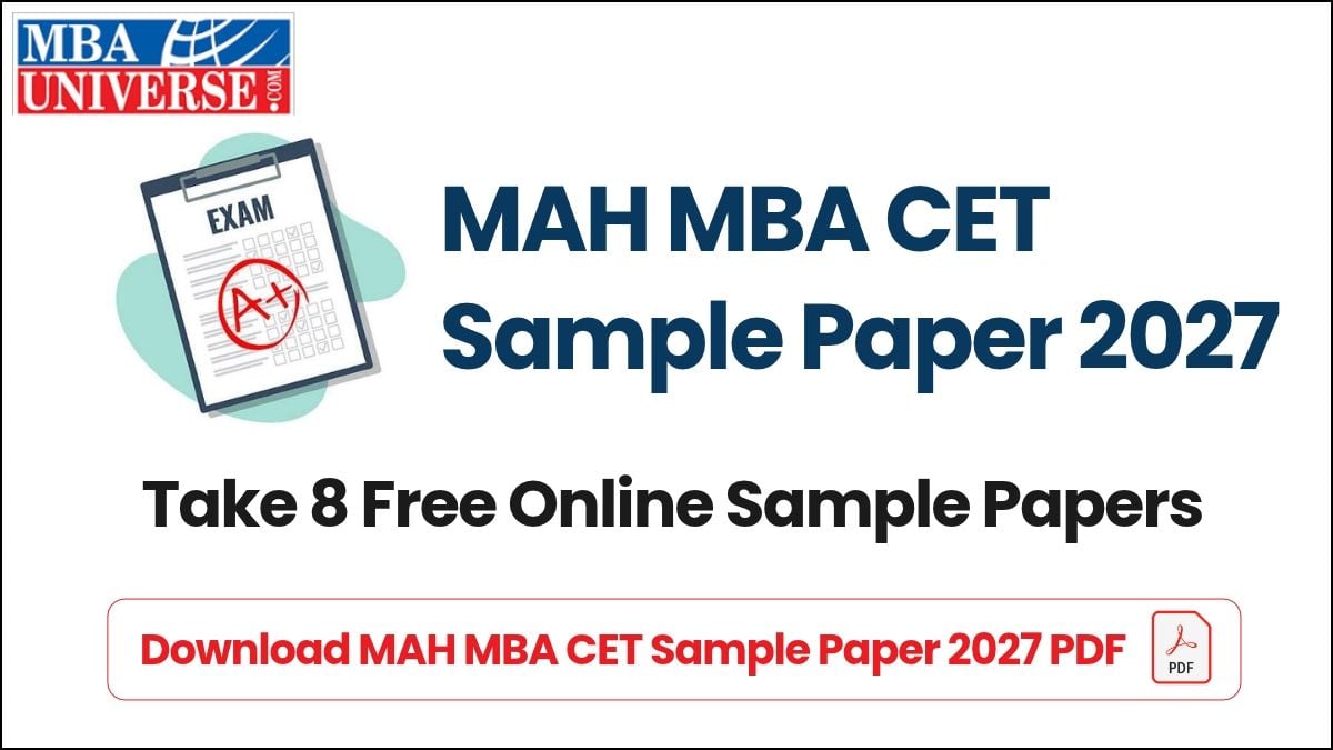 MAH MBA CET Sample Paper 2027
