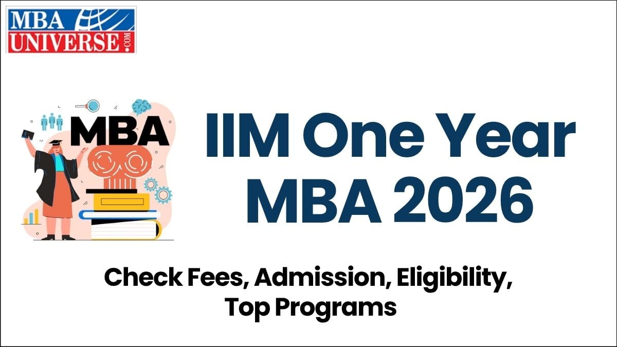 IIM One Year MBA 2026