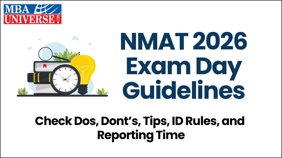 NMAT Exam Day Guidelines 2026