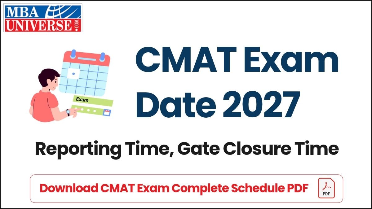 CMAT Exam Date 2027 